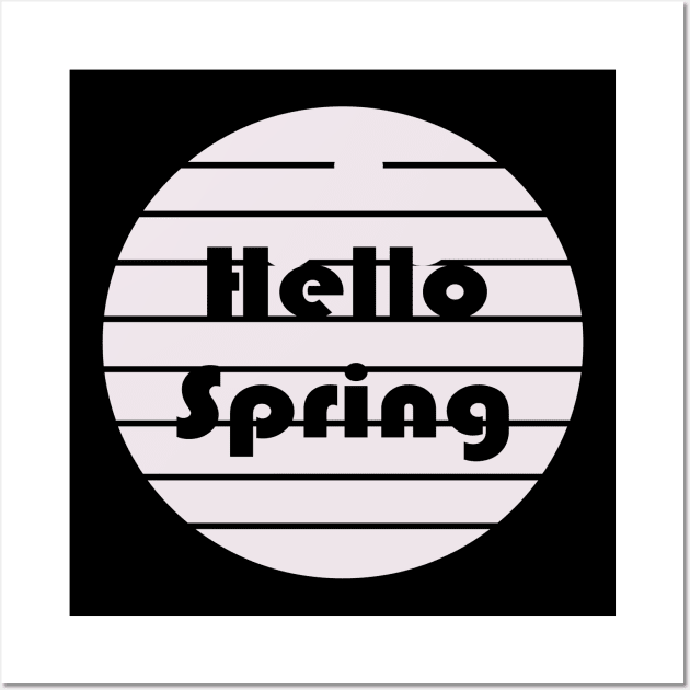 Hello Spring Wall Art by Fandie